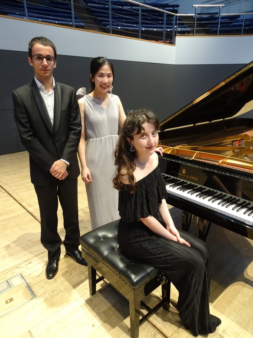 Birmingham International Piano Competition 2019 Finalists - Juan Mas Choclán; Karnsiri Laothamatas; Ana Gogava (winner)
